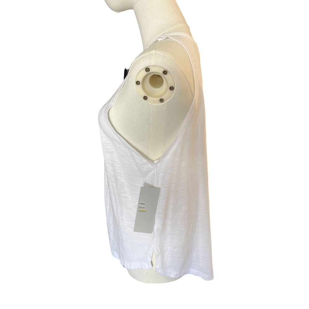 Zella White Sleeveless Tank Top Womens Size XS NWT - Picture 2 of 7